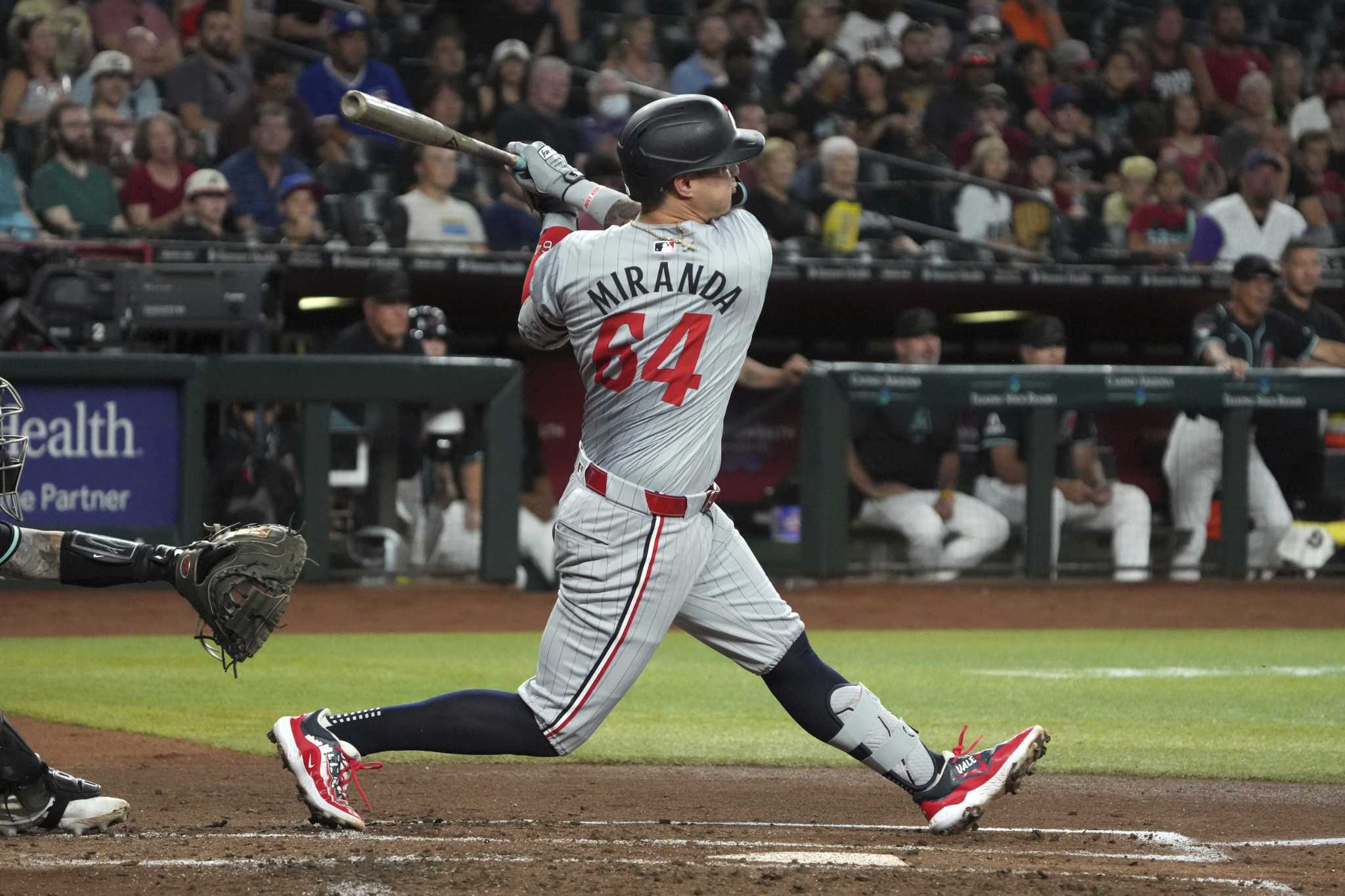 Jose Miranda hits early 3-run double to power Twins past Diamondbacks 8-3