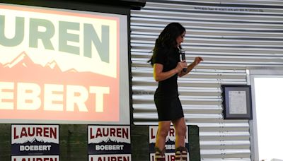 Lauren Boebert mocked for sporting fake Trump sneakers after election win