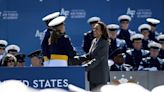 Harris addresses US Air Force Academy graduates near 80th D-Day anniversary