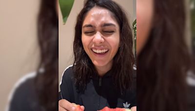 Mrunal Thakur's Lol Video OF Eating A Watermelon Thrils The Internet