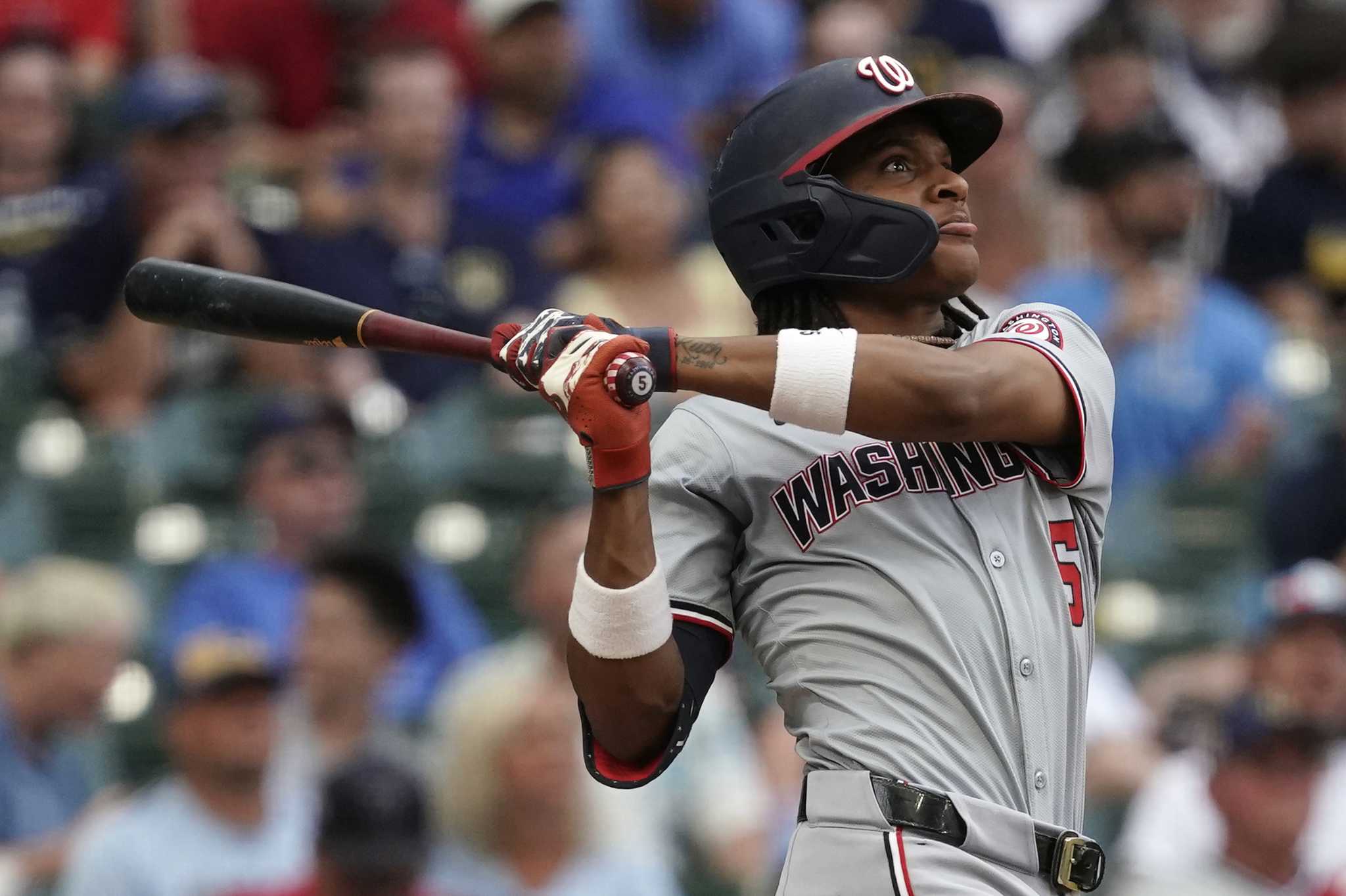 CJ Abrams' late home run caps Nationals' 6-5 comeback over Brewers