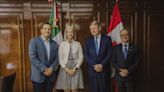 Reciben alcalde Jorge Cruz y alcalde electo Marco Bonilla a Embajador y Cónsul de Canadá