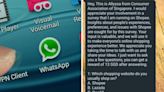 CASE warns Singapore public of fake WhatsApp survey using its name