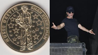 Shah Rukh Khan becomes first Indian actor to get customised gold coin by Paris museum