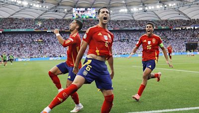 España-Alemania: el tanto de la clasificación al final de la prórroga y la celebración