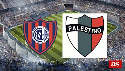 San Lorenzo de Almagro vs Palestino: estadísticas previas y datos en directo | Copa Sudamericana 2023