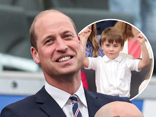 Prince William and Prince Louis' matching moves go viral