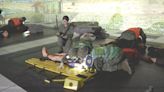 國軍打造戰傷救護訓練大樓 VR裝置模擬戰場身歷其境效果
