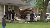 Car slams into Harrison Twp. home