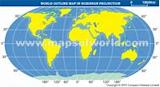 Blank World Map in Robinson Projection - Maps of World