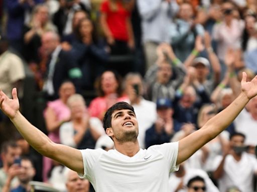 Carlos Alcaraz Mimics Jude Bellingham Goal Celebration After Wimbledon Win. Watch | Tennis News