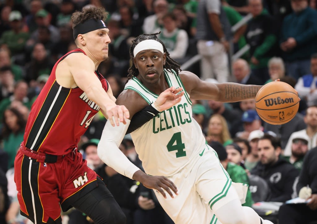 Celtics’ Holiday and White on guard against the Dallas Mavericks