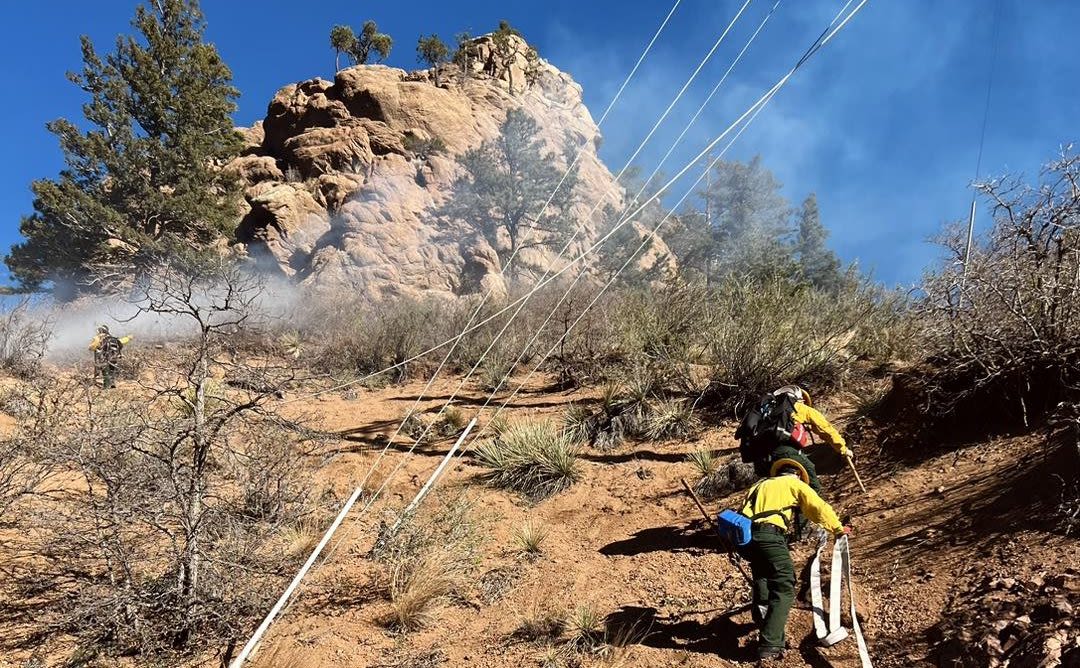 Downed power lines cause small fires in Manitou Springs