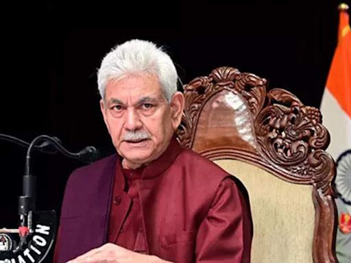 Pak trying to disturb peace in Jammu, every drop of blood will be avenged: Guv Manoj Sinha - The Economic Times