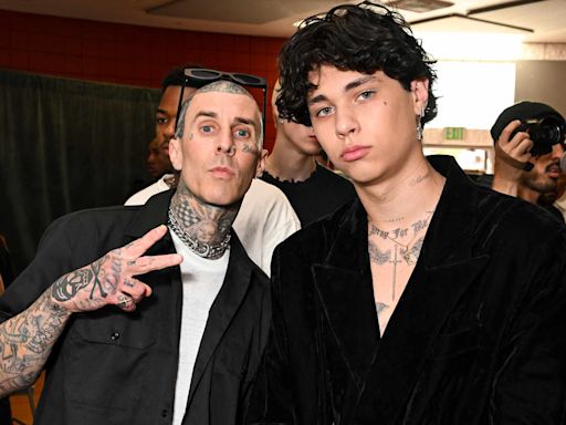 Travis Barker Says He’s ‘So Proud’ to Have His Son Landon Join Him on Tour with Blink-182 (Exclusive)