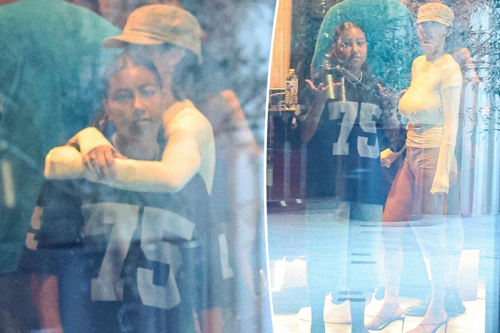 Bianca Censori hugs North West, 11, during ‘Deadpool & Wolverine’ movie date with Kanye West