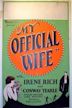 My Official Wife (1926 film)