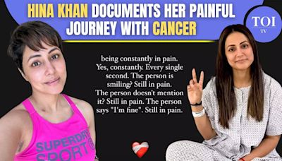 Hina Khan's Vulnerable Yet Powerful Post On Cancer: The Show Must Go on....