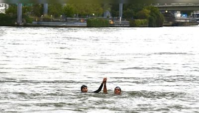 Paris 2024: French sports minister takes a dip in River Seine ahead of Olympics - CNBC TV18