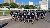 La Nación / Práctica para desfile militar-policial fue todo un espectáculo en la Costanera de Asunción