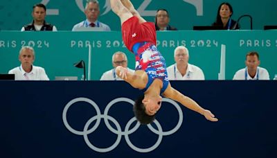 Plano’s Asher Hong helps keep gymnastic medal hopes alive, but U.S. men are in tough spot