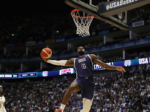 "Me gusta que me pongan a prueba, cariño": LeBron James se reconoce salvador del Team USA