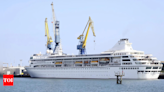 Ship scheduled for world cruise in May has been stranded in Belfast for past three months - Times of India