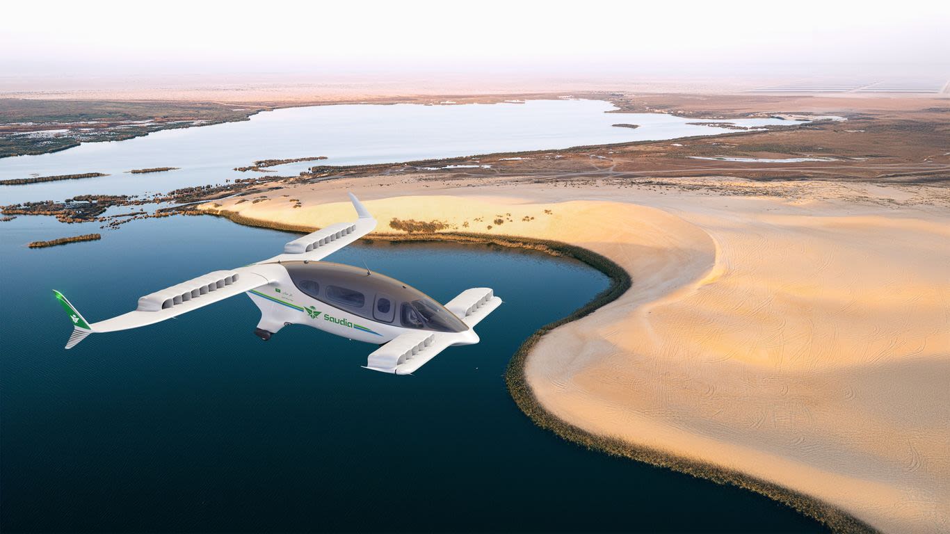 Saudi airline buys 50 electric air taxi jets from Lilium