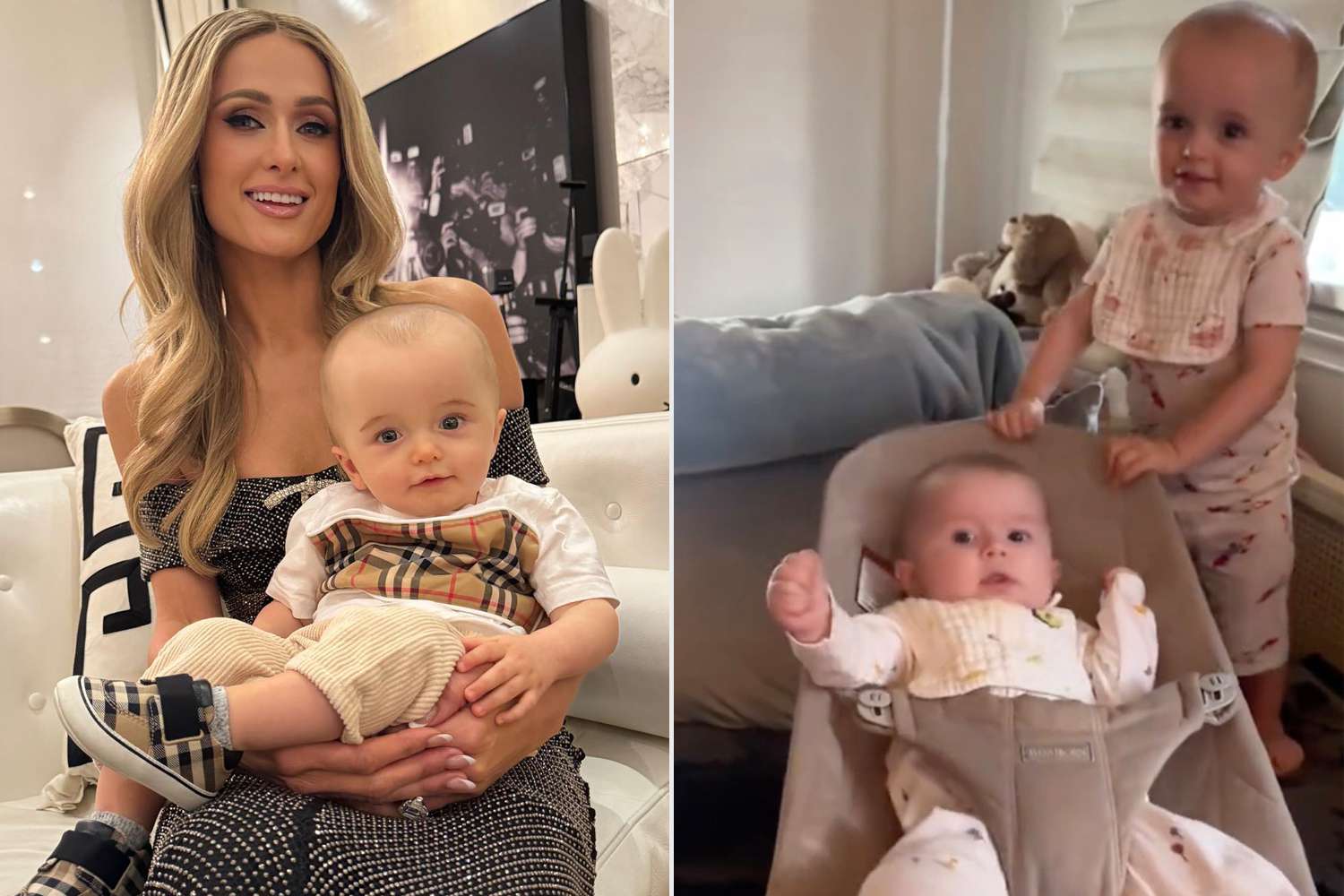 Paris Hilton Shares Adorable Video of Son Phoenix Playing with His Baby Sister London: 'I Love You'