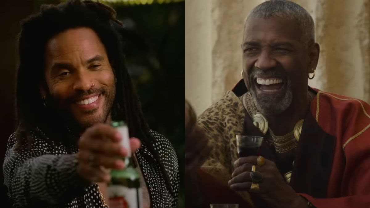 Lenny Kravitz Paused His Concert To Answer A Call From Denzel Washington, And The Video Is Great