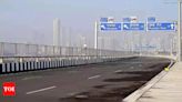 No cracks, no danger on Atal Setu, photos of approach road: Dy CM | Mumbai News - Times of India