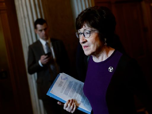 Splitting with Maine delegation, Collins dismisses Trump trial as politically motivated