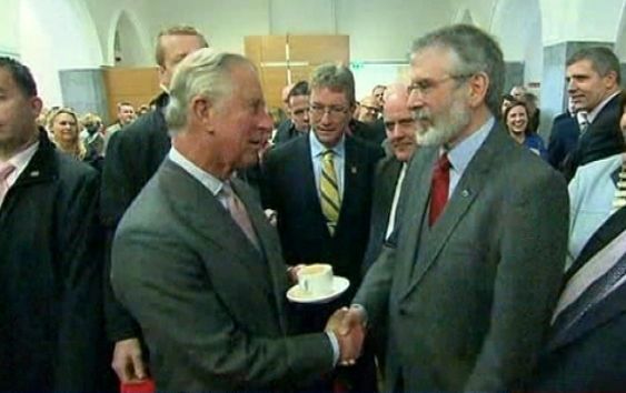 Prince Charles meets the Irish republican party