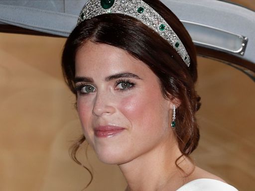 Princess Eugenie shares breathtaking photo of back-baring wedding dress for heartfelt reason