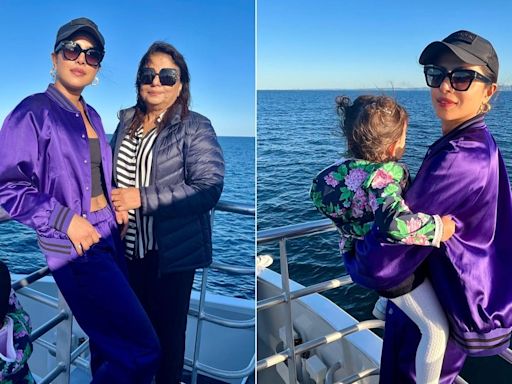 Priyanka Chopra Along With Her Daughter And Mother Experience "Whale Watching" In Australia