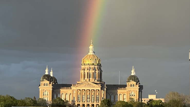 Check out these photos of Iowa rainbows after Tuesday's storms