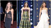 16 of Jessica Biel's most daring looks, from sheer dresses and ruffles to bold patterns