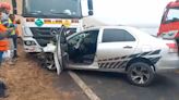 Accidente en Pasamayo: auto choca contra camión de gas en Serpentín y hay heridos de gravedad