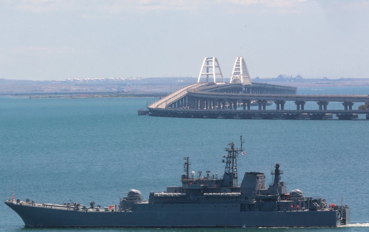 Ukraine-Russia latest: Kyiv destroys Putin’s last Crimea railway ferry as new Russian base appears near front