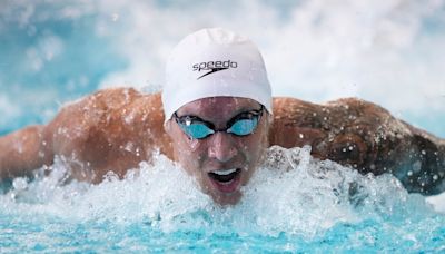 Tokyo Olympic star Caeleb Dressel makes his debut at US swim trials, advancing in the 100 free