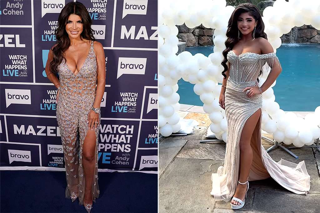 Teresa Giudice Sends Lookalike Daughter Milania, 18, Off to Senior Prom — See Her Glam Gown!