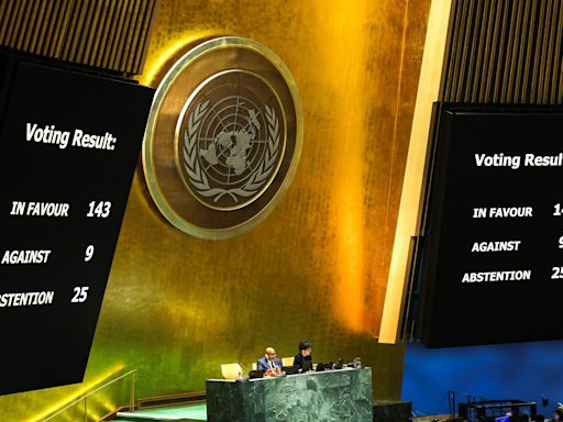 La ONU votó a favor de incorporar a Palestina como Estado pleno: qué significa