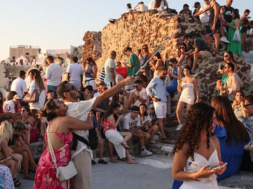 Furious Santorini locals threaten to LEAVE Greek island