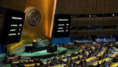 Con el voto en contra de Argentina, la Asamblea General de la ONU aprobó la resolución que garantiza nuevos derechos a Palestina