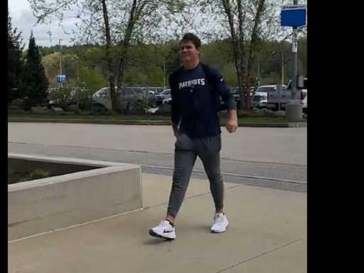 Everyone said the same thing about Drake Maye arriving at Patriots' headquarters