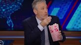 Jon Stewart Recreates Meme in ‘Daily Show’ Return Clip: ‘Is This the Same Popcorn From the GIF 9 Years Ago?’ | Video