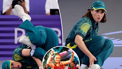 Breakdancer Raygun goes viral at Paris Olympics after she fails to score a single point: ‘Possessed by the spirit of Julia Stiles’