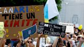 Thousands protest against over-tourism in Spain’s Canary Islands