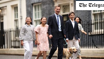 Hunt tells his children ‘don’t be sad, this is the magic of democracy’