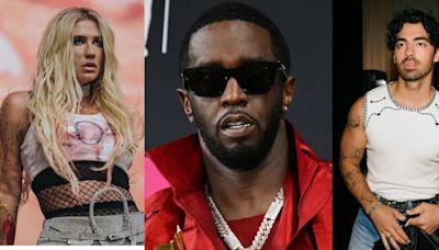 Por denuncias contra P. Diddy, Kesha y Joe Jonas modifican sus canciones